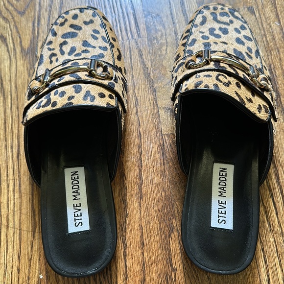 Steve Madden Flat Sip On Leopard Print Shoes Size 7.5 - Picture 5 of 8